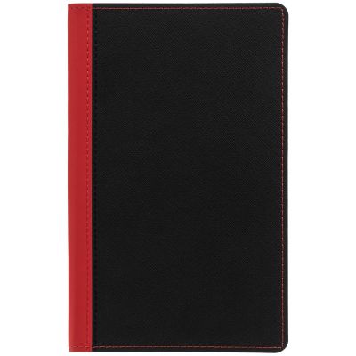 Ежедневник Nice Twice, недатированный, черный с красным-1