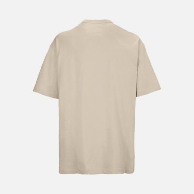Футболка оверсайз мужская Boxy Men, бежевая (льняная)-1
