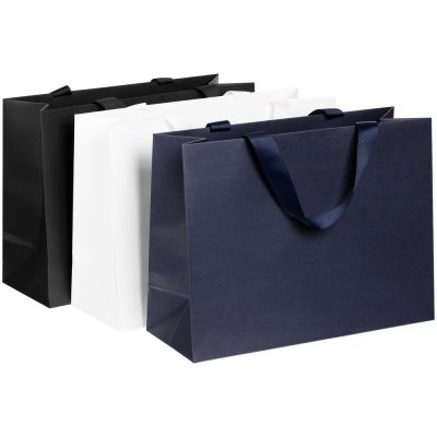 Пакет бумажный Manilla M, черный-2