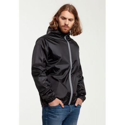 Ветровка мужская Fastplant черная-7