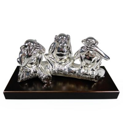 Статуэтка «Не вижу, не слышу, не скажу»-1