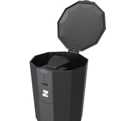 Портативная кофемолка Electric Coffee Grinder, черная с серебристым-3