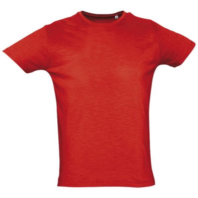 Футболка мужская First 150, оранжево-красная-0