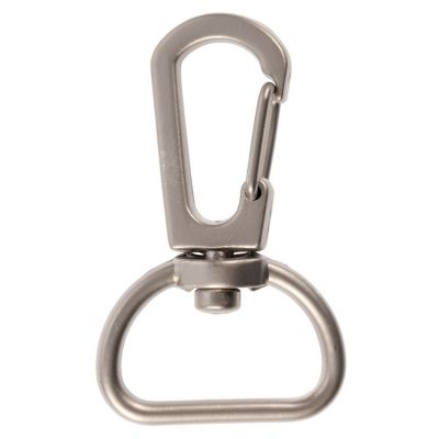 Застежка-карабин Snap Hook, M, серебристая-0