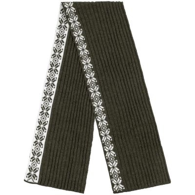 Шарф Eira, зеленый (оливковый)-3