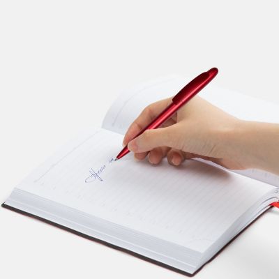 Ручка шариковая Moor Silver, ver.2, красный металлик-3