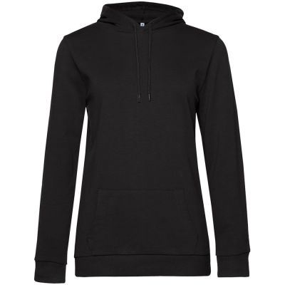Толстовка с капюшоном женская Hoodie, черная-0