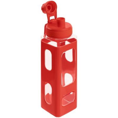 Бутылка для воды Square Fair, красная-3