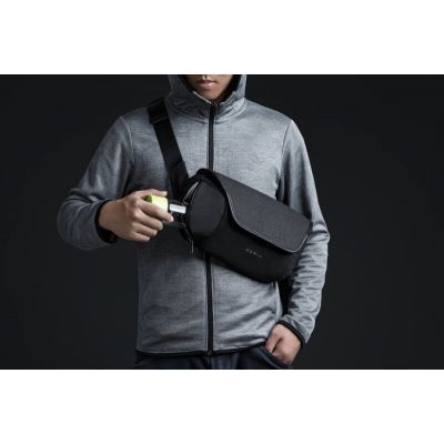 Наплечная сумка ClickSling, черная-5