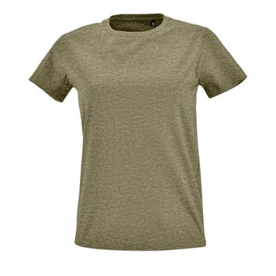 Футболка женская Imperial Fit Women, хаки меланж-0