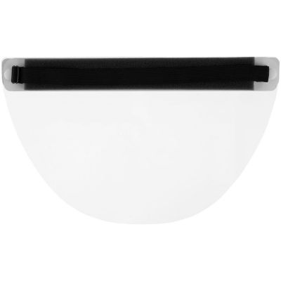 Прозрачный экран для лица Barrier, немедицинский, с белой лентой-3