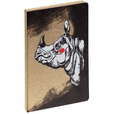 Блокнот NosoRock, золотистый-0