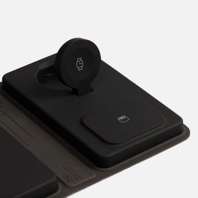 Внешний аккумулятор с беспроводной зарядкой reCover 8000 мАч, черный-4