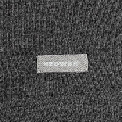 Футболка Hard Work. Go Harder, черный меланж-2