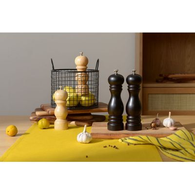 Мельница для перца Wood, большая, черная-4