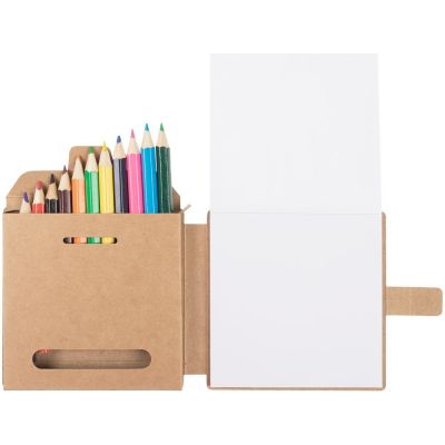 Набор цветных карандашей с блокнотом Pencilvania Traveler-0