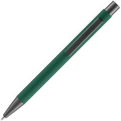 Ручка шариковая Atento Soft Touch, зеленая-2