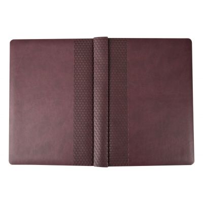 Ежедневник Brand ver.1, недатированный, бордовый-2