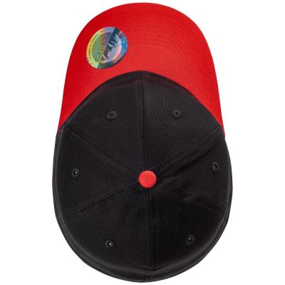 Бейсболка Ben Loyal, черная с красным-4