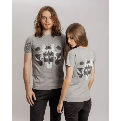 Футболка мужская «Подсознательность», серый меланж-5