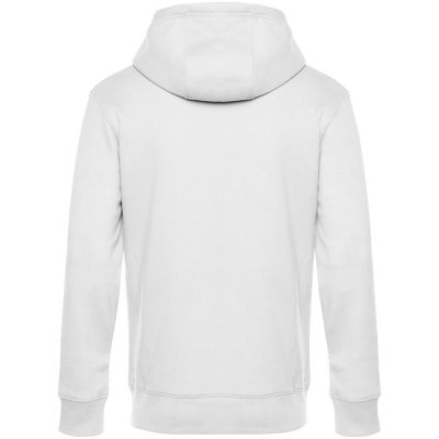 Толстовка на молнии с капюшоном унисекс King, белая-1