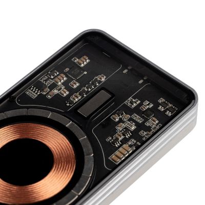 Магнитный беспроводной аккумулятор Cooper Ergo 5000 мАч, серебристый-3