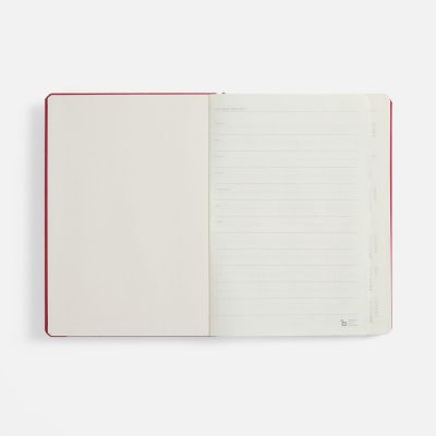 Ежедневник Urban Hard, недатированный, красный-4