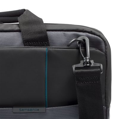 Сумка для ноутбука Qibyte Laptop Bag, темно-серая с черными вставками-12