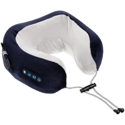 Дорожная подушка-массажер inRelax, синяя-0