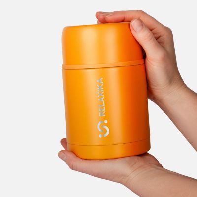 Термос для еды Relaxika 700, желтый-5