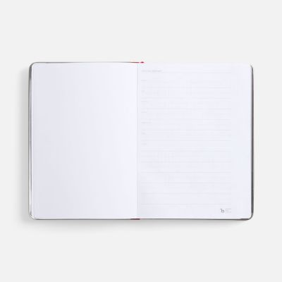 Ежедневник Metal Frame на заказ, датированный, красный-7