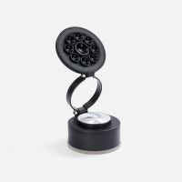 Вакуумная магнитная подставка airFix, черная с серым