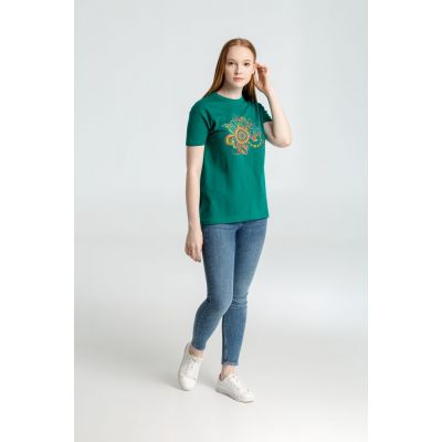 Футболка «Узор», зеленая-4