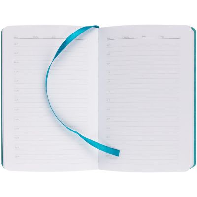 Ежедневник Base Mini, недатированный, бирюзовый-4
