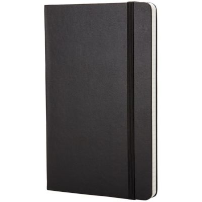 Записная книжка Moleskine Classic Large, в клетку, черная-0