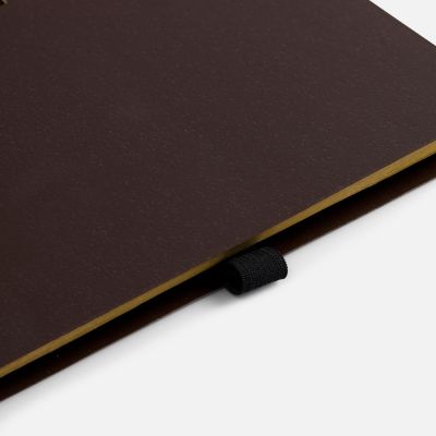 Блокнот на спирали Coffeist, коричневый-4