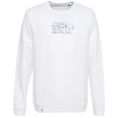 Свитшот «Три автора», белый-1