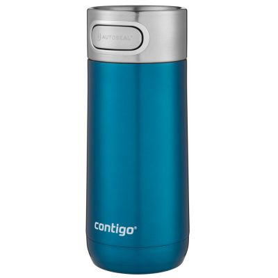 Термостакан Luxe, вакуумный, герметичный, бирюзовый (морская волна)-0