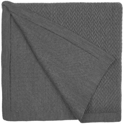 Плед Ornato, серый (дымчатый)-1