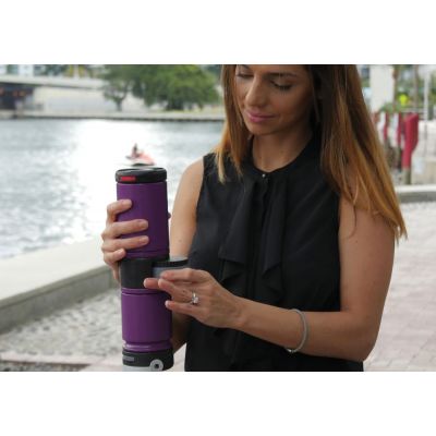 Термостакан Golchi 2 в 1, фиолетовый-6