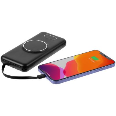 Внешний аккумулятор Omni Qi 10000 мАч, черный-6