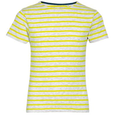 Футболка детская Miles Kids серый с желтым-0