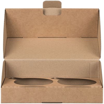 Коробка Klep для двух кружек, крафт-1