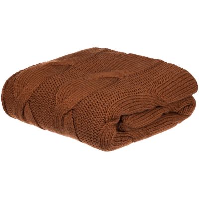 Плед Snefald, коричневый (темное золото)-0