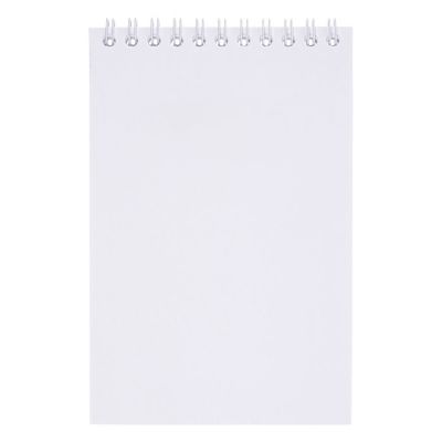 Блокнот на пружине Bonn Soft Touch, M, белый-0