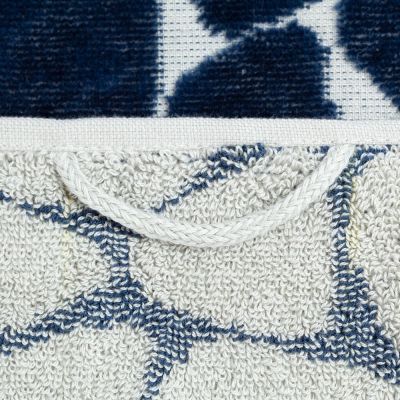 Полотенце Giraffe, малое, бежевое с синим-3