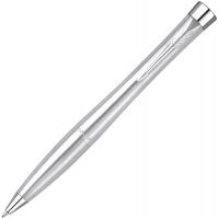 Ручка шариковая Parker Urban Twist Metro Metallic CT, серебристая