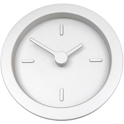 Часы настольные Bronco XXS Sparky, серебристые-3