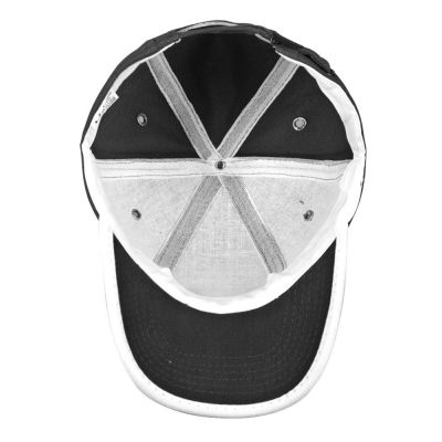 Бейсболка Unit Trendy, черная с белым-4