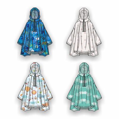 Дождевик-пончо детский AquaStop Kids на заказ-0